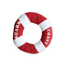 Life Buoy Mediterranean Coast Guard 40" Pillow Sofa Cushion Home Decor Red