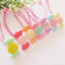 10X Children Girl Elastic Candy Head Hair Circle Hair Rope Ponytail Holder J,a