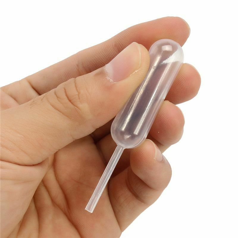 100pcs 4ml Plastic Squeeze Transfer Pipettes Dropper Disposable Pipettes Fo H2D8