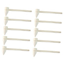 10pcs Mini Wooden Hammer Mallet for Leather Craft Carving Stamping Kids Pounding