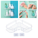 Bathroom Shower Shelf Organizer Punch Free Holder Shampoo Storage Rack