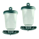 2pcs Outside Window Bird Feeder Seed Dispenser with Suction Cup for Wild Birds
