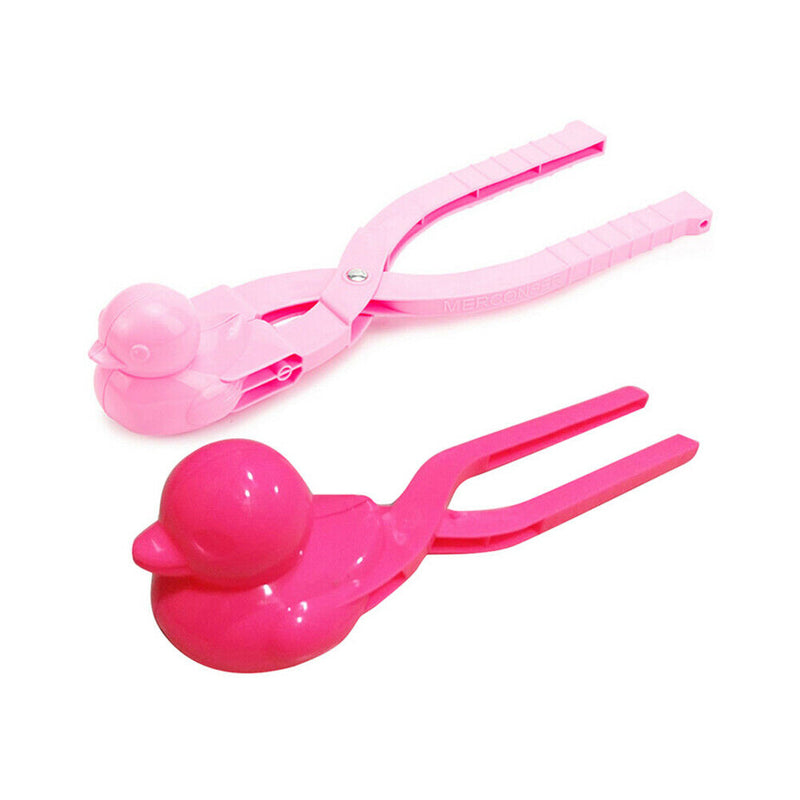 Cartoon Duck Snowball Maker Clip Kids Toys Winter Snow Ball Maker Sand Mold Tool