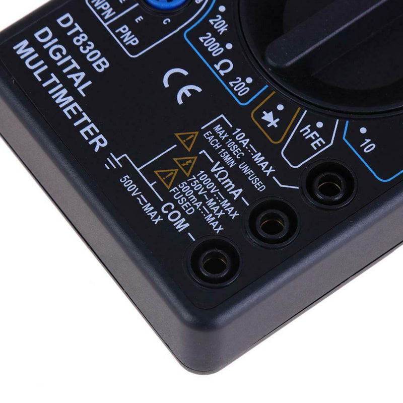 DT-830B LCD Digital Multimeter AC/DC 750/1000V Amp Volt Ohm Tester Meter