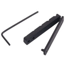 Adjustable Pom Nut Slotted for 5 Strings Bass Guitar Replacement Parts Blac