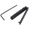 Adjustable Pom Nut Slotted for 5 Strings Bass Guitar Replacement Parts Blac