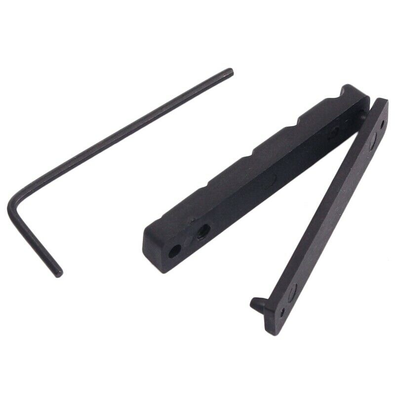 Adjustable Pom Nut Slotted for 5 Strings Bass Guitar Replacement Parts Blac