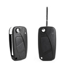 folding shell 3 button remote for CLE PANDA DOBLO FIAT PUNTO BRAVO