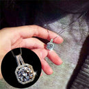 Fashion Crystal Charm Pendant Jewelry Chain Chunky Statement Choker NecklaceA3C