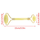 1PC Yellow Roller Natural Facial Care Tools Jade Face Massage Roller Beauty T BX