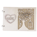 Wooden Wedding GuestBook Happiness Tree Guest Book Wedding Gift for Couples NT,a