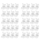 40x Transparent Acrylic Lighter Show Easel Stand Collector Accessories