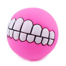 Bite Treat Smile Fetch Ball Toys doggie Teeth ball Fetch Funny Resistance