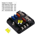 6-Way Car Marine Waterproof Fuse Box Block Holder Car Fuse Box Boat R6G4