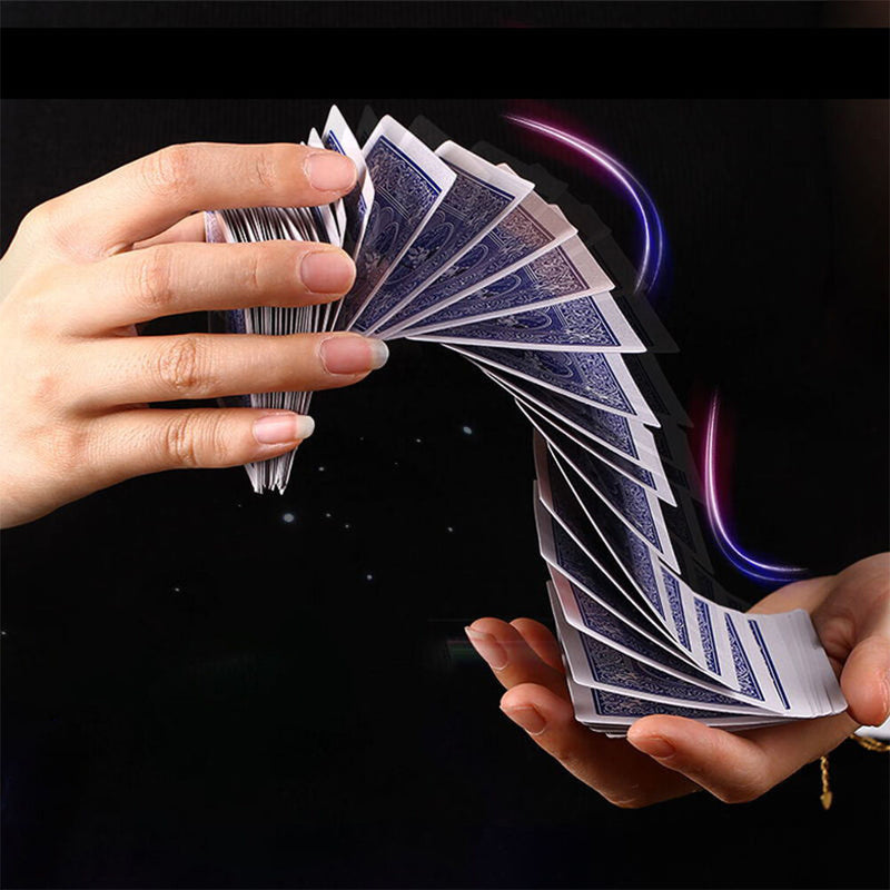 Electric deck magic props card magic trick stage acrobatics waterfall car Gw