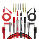 8pcs Soft Silicone Electronic Test Lead Kit with Alligator Clips Test Hook