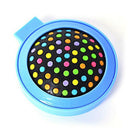 Rainbow Volume Massage Hair Brush Pocket Size Round Hair Brush Comb With Mi