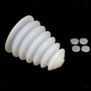 2X Electric Hammer Drill Rubber Dust Cover Dustproof Impact Power Tool White