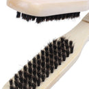 DIY Salon Hairdressing Hair Straightener Wooden Anti-static Dual-Brush Comb