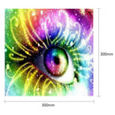 5D DIY Full Drill Diamond Painting Colorful Eye Cross Stitch Embroidery Kit