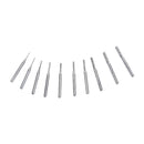 10 pcs Corn Milling Cutter 0.8-3.175mm Circuit Board PCB Drill Bit