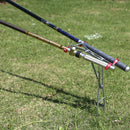 40cm Foldable Portable Double Pole Holder For Fishermen Adjustable Fishing Tools