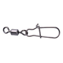 100pcs/lot No.6 Steel Fishing Connectors Rolling Swivels with Nice Snap