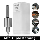 Mt1 Precision Rotary Live Center Taper Triple Bearing Lathe Medium Duty For