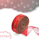 6.3*200cm Christmas Tree Hanging Ribbon Belt Decoration Xmas Party Ornament NEW