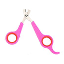 Stainless Steel Pet Nail Toe Scissors Dog Cat Claw Grooming Clipper (Rose) A