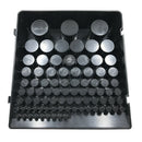 2 Pcs Drill Drill Bit Storage Case Holder Milling Cutter Storage Box,Black