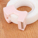 2pcs adhesive tape with small tape cutting invisible tape portable stationery