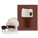 400Ml Large Capacity Foldable Silicone Coffee Cup Portable Telescopic Cup O