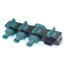 4 Way Garden Water Tap Splitter Adaptor Quick Thread Hose Pipe Connector Adapter