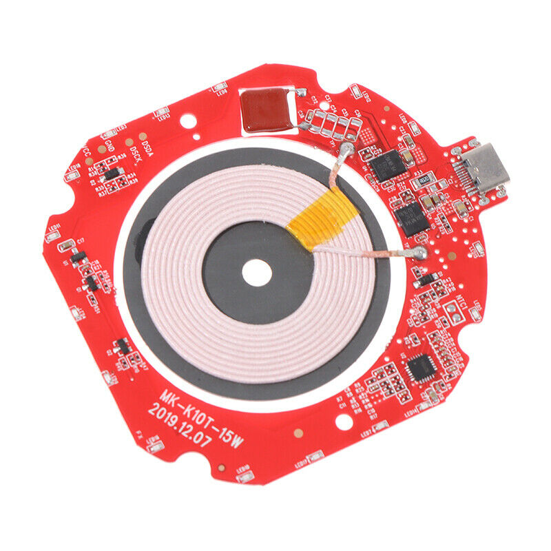 Qi Fast Wireless Charger PCBA Circuit Board Transmitter Module+Coil Charging_kz