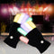 LED Luminous Gloves Full Finger Light Up Flashing Party Dance Costume Gloves AU!