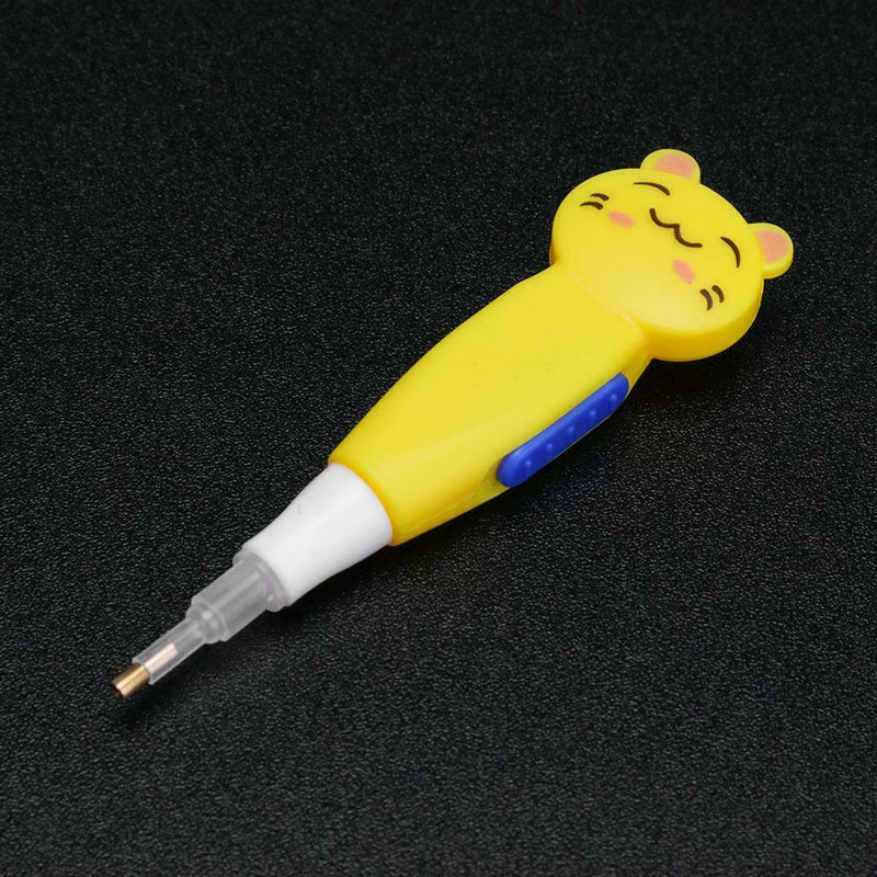 5D Diamond Painting Cross Stitch 1 Head Point Drill Pen with Light(Tiger)