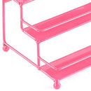 Metal Nail Polish Shelf Cosmetic Varnish Display Stand Holder Heart Design  L9T4