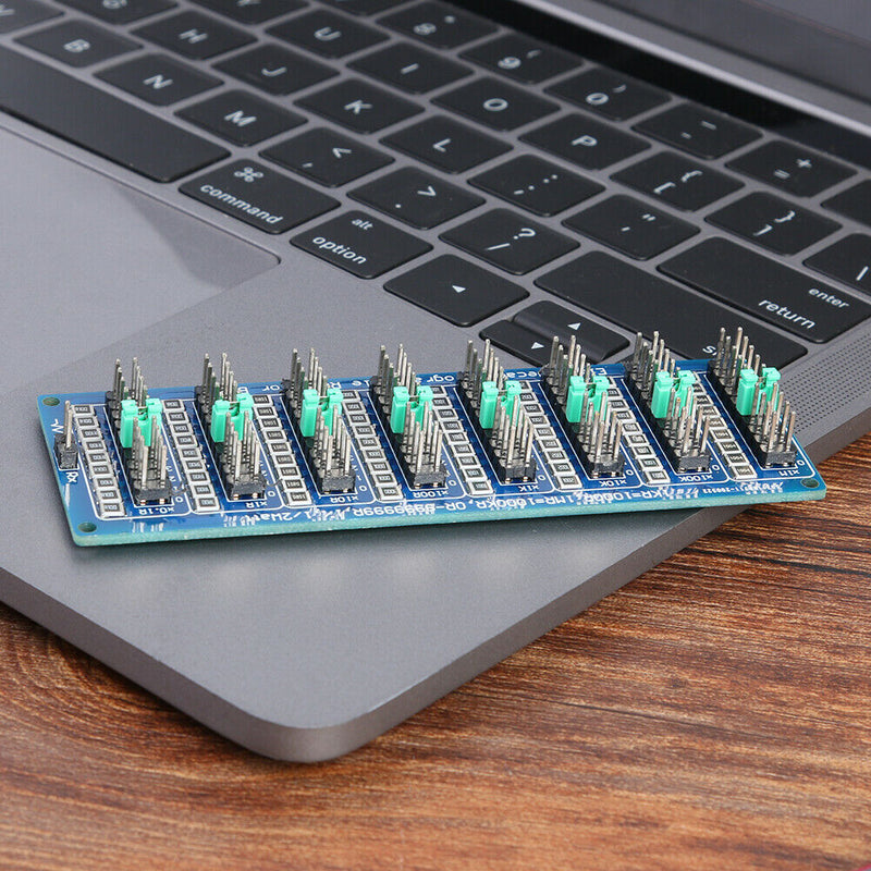 Programmable Eight Decade Resistor Board 1R-9999999R 1/2 Watt Resistance Module