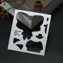 Cute Fox Puzzle DIY Handmade Craft Stencils Decor Tool Set Cutting Die