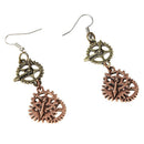 Retro Steampunk Multi-Gears Gears Clock Watch Pendant Necklace Earrings Sets