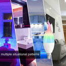E14 Smart WiFiÂ LED CandleÂ Light Bulb Compatible with Alexa Google Assistant