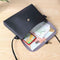 Simple Pure Color Deer Pendant Shoulder Handbag Women Crossbody Bag (Black)