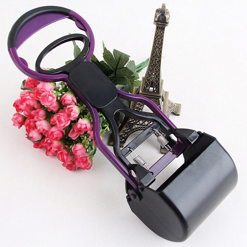 Pet Dog Cat Handle Pooper Scooper Jaw Poop Waste Pickup Scoop Home Yard Clean M&