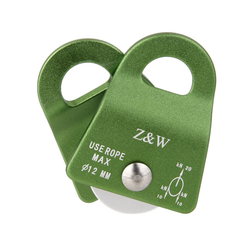 20KN Aluminium General Purpose Small Pulley for Mountaineering Rock Climbing
