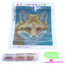 DIY 5D Diamond Rhinestone Embroidery Wolf Painting Cross Stitch Kit Home De K8T1
