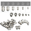 93Pcs Stainless Steel Rivnut Small Countersunk Head Riveted Nuts Insert Nut N1E9