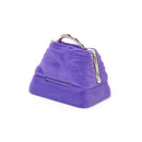 Velvet Ring Jewelry Display Storage Box Gift Case Holder Organizer - Purple