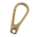 Solid Brass Carabiner Key Ring Key Chain Buckle Clip Snap Hook Handbag Clasp