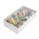 Pack 12Pc Artificial Feather Bird Foam Birds Home Decor Photo Props Colorful